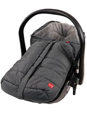 Kaiser Babyschalenfußsack Ella, anthrazit melange