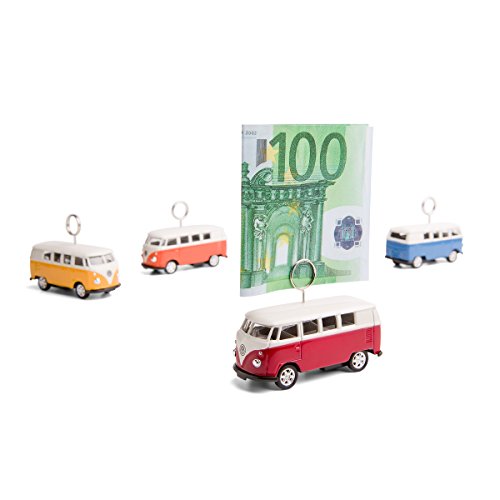 Price comparison product image VW Bus Card Holder on Wheels red