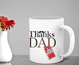 TIED RIBBONS Thank You Message Gift for Priceless Dad Mug(325ml,White)