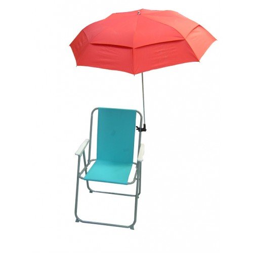 EazyShade Sonnenschirm für UV Schutz für Liegestühle - rot (1 Stück)