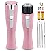Produktbild Damenrasierer Frauen Rasierer, Richoose Mini Epilierer Frauen flawless gesichtshaarentferner Haar Remover perfekt für Gesicht / Bein / Hand / Bikini / Achselhöhle + Blackhead Remover Tools Kits (mit 2 AA Batterien)