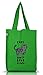 Produktbild ShirtStreet Tier Katzen Jutebeutel Stoffbeutel Earth Positive mit Cats Don't Give A Fuck Motiv, Größe: onesize,Kelly Green