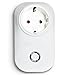 Produktbild intelligente WLAN Steckdose , Wuudi Wifi Fernbedienung Steckdose (Funktioniert mit Android und iOS-Anwendung, Inalambtrico Control),  weiß