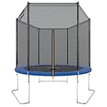 Ultrasport Gartentrampolin Jumper, Trampolin Komplettset inklusive Sprungmatte, Sicherheitsnetz, gepolsterten Netzpfosten und Randabdeckung