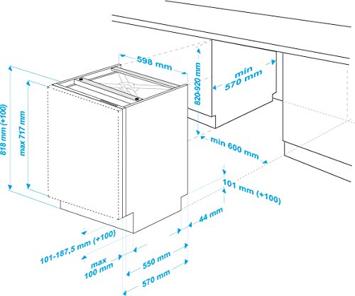 Beko DIN 5930 Vollintegrierbarer Geschirrspüler - 6