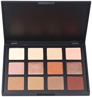 WINWINTOM 12 Colors Pearl Matte Combination Naked Smoky Eyeshadow Palette (B)