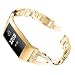 Produktbild Zubehörbänder kompatibles Fitbit Charge 3, Luxus Bling Crystal Strass X-Link Legierung Ersatz Armbanduhrband kompatibler Fitbit Charge 3 Smartwatch