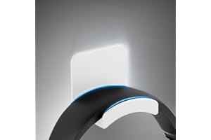 Fiorky Support Mural Universel pour Casque d'Écoute - Crochet Adhésif Facile et Sans Dommages