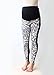 Maternity Aztec N Leggings , Over bump Maternity Leggings, No See Through Maternity Leggings (M)