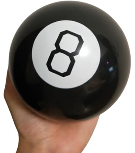 Global Gizmos 51329 Magic Eight 8 Ball/Or Rose/Enfants, Adultes, Famille Didation de Fortune Fun/Maison ou Bureau/Jeu de Questions et de réponses