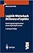 Logistik-Wörterbuch. Dictionary of Logistics: Deutsch-Englisch/Englisch-Deutsch. German-English/English-German (VDI-Buch) by 