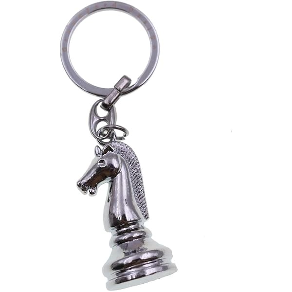 Brillibrum - Portachiavi a forma di ferro di cavallo, placcato argento, antiossidante, motivo: cavallo Brillibrum - Portachiavi a forma di ferro di cavallo, placcato argento, antiossidante, motivo: cavallo
