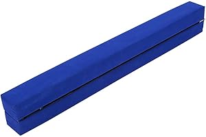 ‎GREENSEN Schwebebalken, Faltbarer Balken Kinder Turnen Balance Beam Klappbarer Turnbalken Gymnastik Training Balance Beam Gymnastikbalken Ausgangsgymnastik Balance Balken für Zuhause Turnen Blau