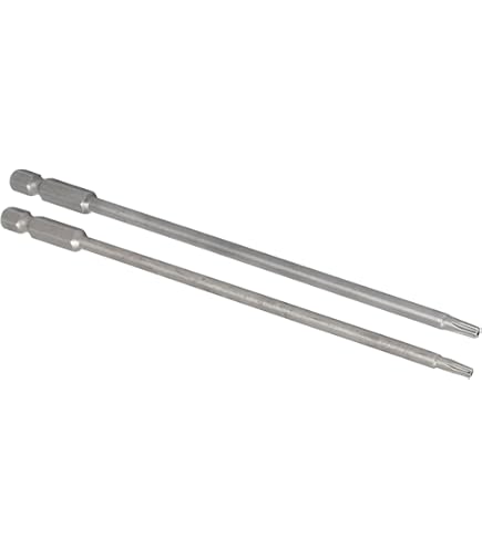 Sourcing Map 10 Stück T25 Torx Sicherheitsbits 150 Mm – Magnetische Schraubendrehereinsätze