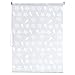 Produktbild HENGMEI Modernes Duschrollo Wasserdichter Duschvorhang, Schnelltrocknendes Rollo Badewannenvorhang für Dusche und Badewanne, 240 cm Maximale Länge (Marinemuster, Breite 80 cm)