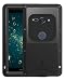 Produktbild LOVE MEI Compatible Sony Xperia XZ2 Compact hülle, Outdoor Heavy Duty Metall Powerful Bumper stoßfest wasserdicht staubdicht Schutzhülle mit Eingebautem Gehärtetem Glas Displayschutzfolie (Schwarz)