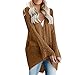 Produktbild serliyStrickjacke Damen Langarm Feinstrick Kimono Strickcardigan Outwear Mantel Pure Color Flare Sleeve Button Pullover Easy Thin Cardigan Vertuschen Women Coat