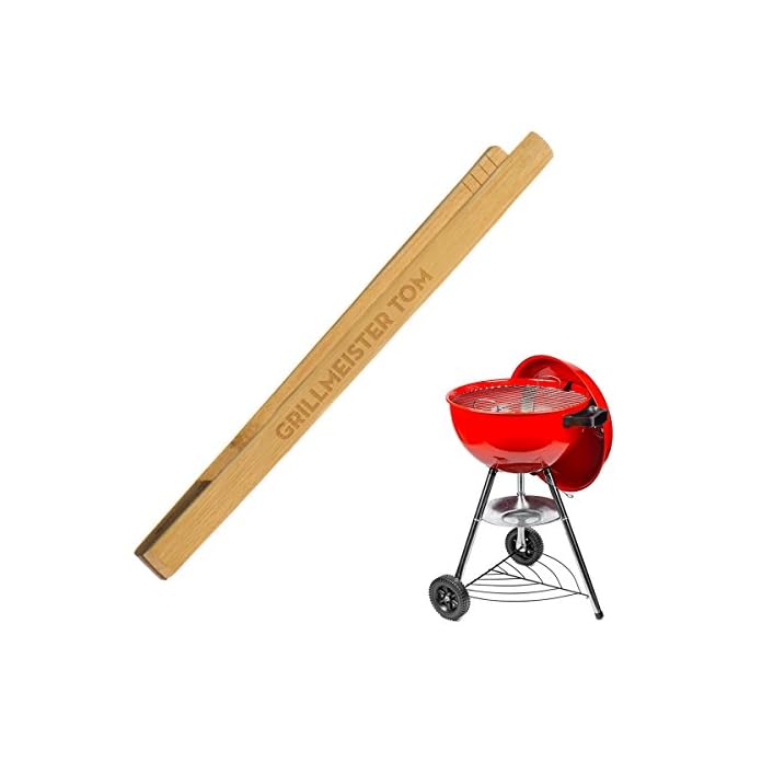 Geschenkideede Bambus Grillzange Mit Gravur