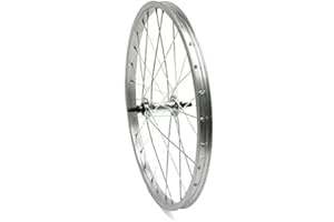 SUDSTY RIDEWILL BIKE Ruota Anteriore 24x1,75 Alluminio Silver (Ruote City Trekking) / Front Wheel 24x1,75 Aluminium Silver (City Trekking Wheel)