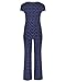 The Essential One - Luxury Lace Trim Nursing Pyjams- Blue - Medium - EOM167