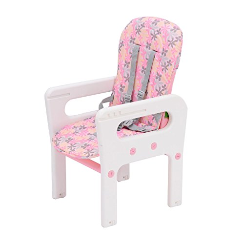 homcom 420-001PK 3 in 1 Kinderhochstuhl Kombihochstuhl Multifunktion Babyhochstuhl mit Schaukelfunktion, rosa - 7