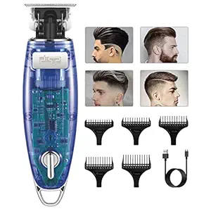 DSP Beard Trimmer for Men Professional Hair Clippers for Men Wireless T Blade Trimmer Hair Clippers for Hair Cutting Kit Beard Mustache Trimmers with USB Rechargeable