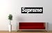 Produktbild Hypestuff Supreme Poster Wandposter Wandtattoo (Schwarz)