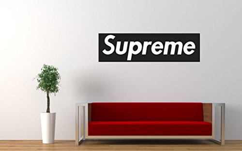 Preisvergleich Produktbild Hypestuff Supreme Poster Wandposter Wandtattoo (Schwarz)