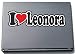 Produktbild INDIGOS UG - Aufkleber - I Love Heart Decal Sticker Laptopskin Laptopaufkleber 210 mm - Ich Liebe - Name (Mann, Frau, Kind, Junge, Mädchen) - I Love Leonora