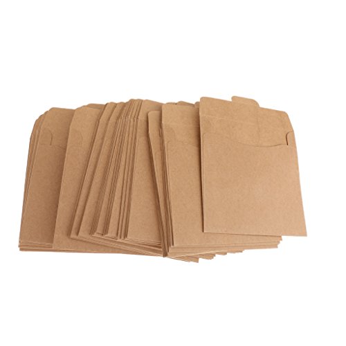 Gazechimp 50pcs CD DVD-cdr Krafthülsen Envenlope Verpackung Scheibe Papiertüten - 2