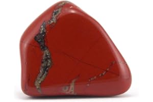 LA SPHÈRE GUÉRISSEUSE Jaspe rojo enrollado de 2 a 3 cm, piedra natural litoterapia, 1 unidad, petit, Piedra, jaspe rojo