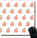 Produktbild Luancrop Mousepads Pfirsichgrün Nette Muster-Pfirsiche auf Lebensmittel-neuem Getränk-roter Torten-Landwirtschafts-Geburtstag feiern rutschfeste Spiel-Mausunterlage-Gummilangmatte des Entwurfs