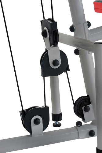 Christopeit Multistation Fitness-Station SP 20 XL, schwarz/weiß/rot, 145 x 115 x 200 cm, 1386 - 12