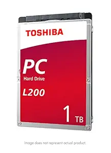 Toshiba L200 1TB Slim 2.5 Inch SATA Internal Hard Drive for Laptop PC with Speed Upto 6Gb/s