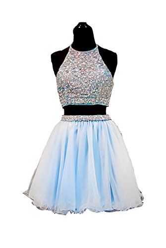 Fanciest Womens Crystal Short Homecoming Dresses 2016 Junior Two Piece |  Desertcart Brunei