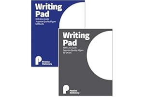 PENNINE Letter Writing Notepad With Line Guide, 60 Sheets
