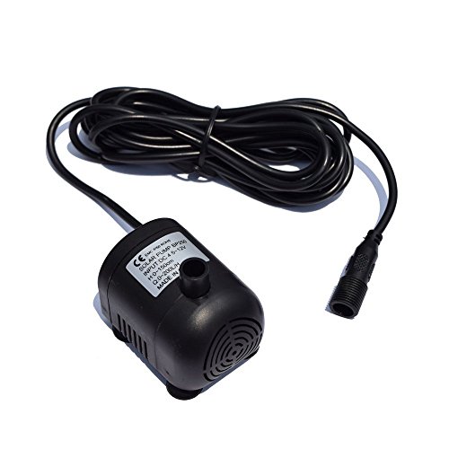 Anself 9V 2W Solar Teichpumpe Bürstenlose Solar-Brunnen Wasserpumpe mit Solarpanel - 3