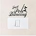 Produktbild HHZDH Sexy Pole Dance Switch Sticker Personality Waterproof Home Decoration Wall Sticker 5PCS