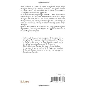 Le recours à la langue maternelle de l’apprenant en classe de français langue étrangère