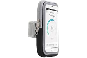 Sportarmband kompatibel für Huawei P30 Lite / P20 Lite / P10 Lite/P Smart Plus Armband Handy Halter Case für Training, Laufen, Joggen und Fitness - Dealbude24 Armtasche Groß Schwarz