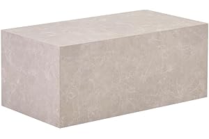 ‎HOME DELUXE Home Deluxe - Couchtisch Amiri L - Farbe: Beige, Größe: 95 x 50 cm, MDF Platte, bereits fertig montiert I Wohnzimmertisch Beistelltisch Sofatisch