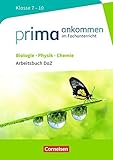 Image de Prima ankommen: Biologie, Physik, Chemie: Klasse 7-10 - Arbeitsbuch DaZ mit Lösungen