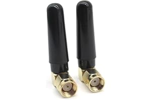 TREADALT-TEC 2.4Ghz 5GHz 5.8G Omnidirezionale Piccolo WiFi Bluetooth Mini RP SMA Antenna Dual Band Antenna per Router, WiFi Booster, PC Adattatore USB Sicurezza Telecamera IP Monitor di Videosorveglianza FPV TX