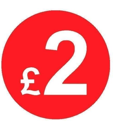 Red On White Price Promotional Point Of Sale Stickers Self-Adhesive 220