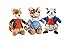 Price comparison product image Beatrix Potter Peter Rabbit Plush Friends Set: Mr Tod, Tom Kitten and Tommy Brock 15CM