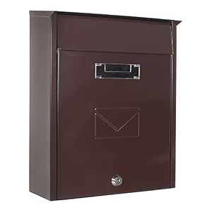 Cassetta Postale Stile Americano Rottner - Bianca, 220x165x480 Mm, Con Bandierina, Per Esterni - Foto 10