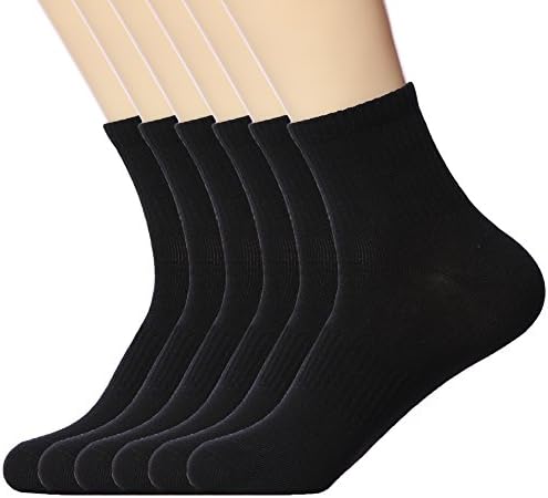 Mens 6 Pairs Cotton Rich Liner Ankle Socks