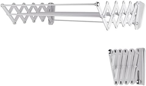 LYFF Bathroom Multi-Pole Retractable Folding Towel Rack Load-Saving Space Saving Bathroom Storage Tools