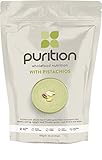Purition frullato alla Pistacchio (500gr) Integratore proteico per una sana perdita di peso e recupero post allenamento - Sostituto di un pasto con il 100% di ingredienti naturali e senza glutine