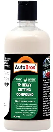 Auto Bros 1P Heavy Cutting Rubbing Compound (500ml) | Quick Cutting & Low Swirl Finish | Non Dusting |